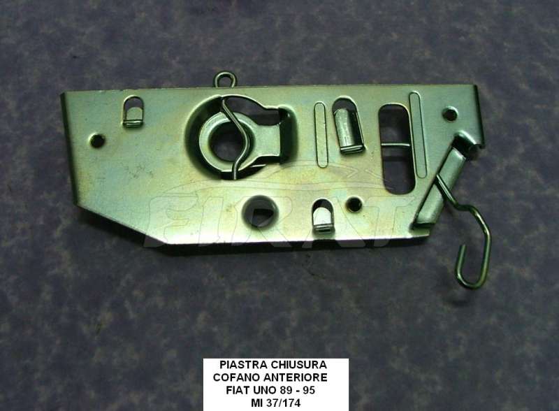 PIASTRA CHIUSURA COFANO ANT. FIAT UNO 89 - 95